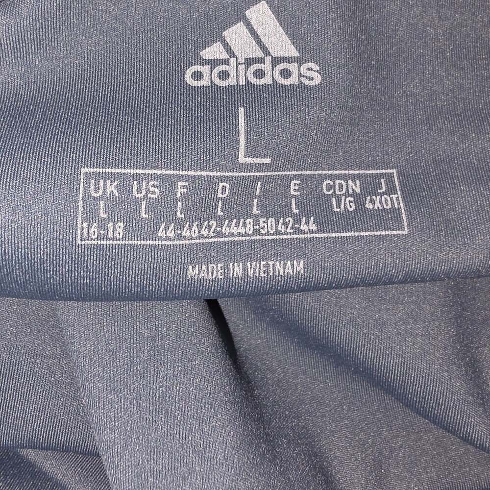 Adidas's Performance Leggings Blue Large - Picture 4 of 4